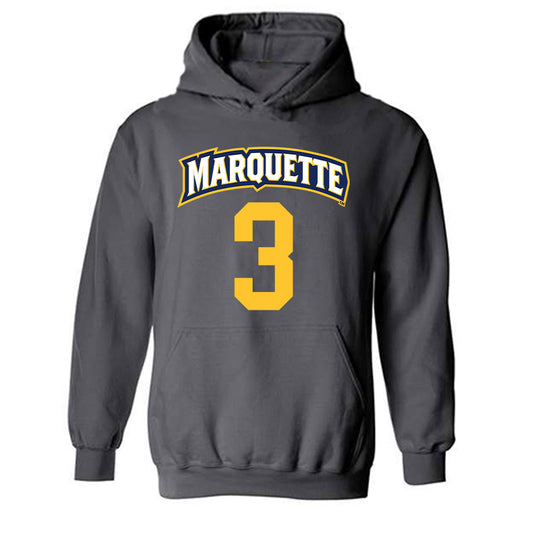 Marquette - NCAA Women's Soccer : Molly Keiper - Sports Shersey Hooded Sweatshirt-0