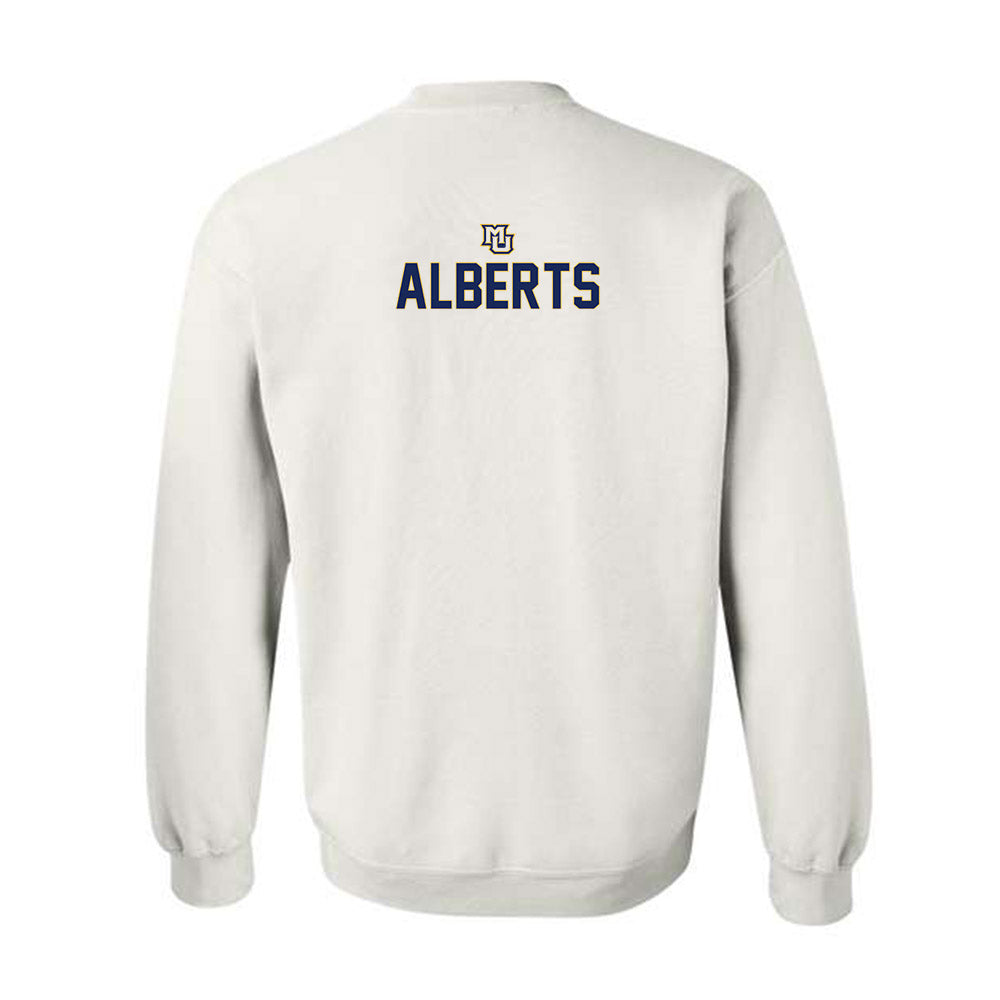 Marquette - NCAA Women's Soccer : Adrianna Alberts - Generic Shersey Crewneck Sweatshirt-1