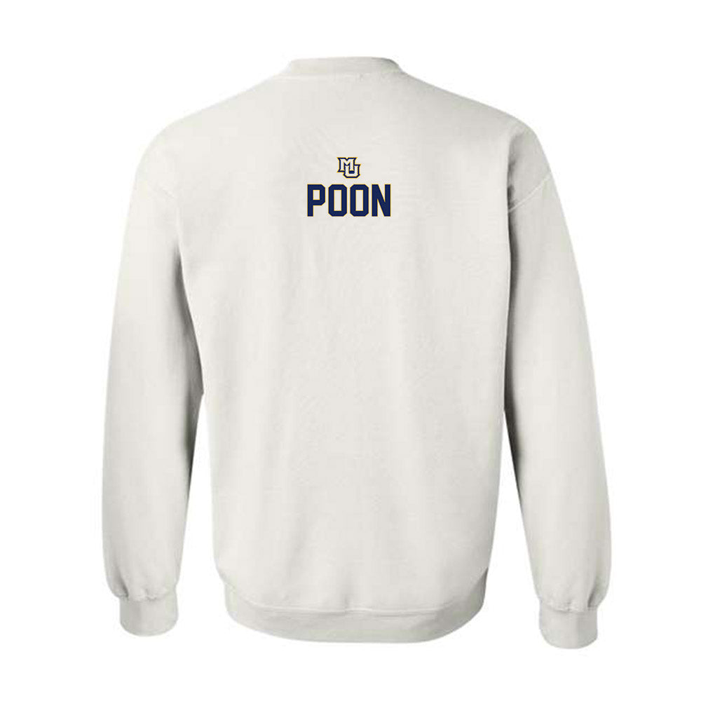 Marquette - NCAA Women's Tennis : Maria Poon - Generic Shersey Crewneck Sweatshirt-1
