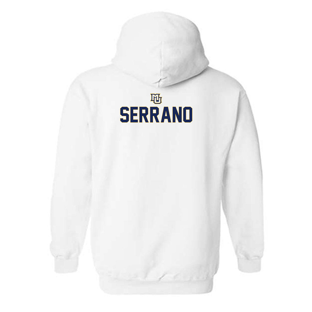 Marquette - NCAA Women's Lacrosse : Dani Serrano - Generic Shersey Hooded Sweatshirt-1