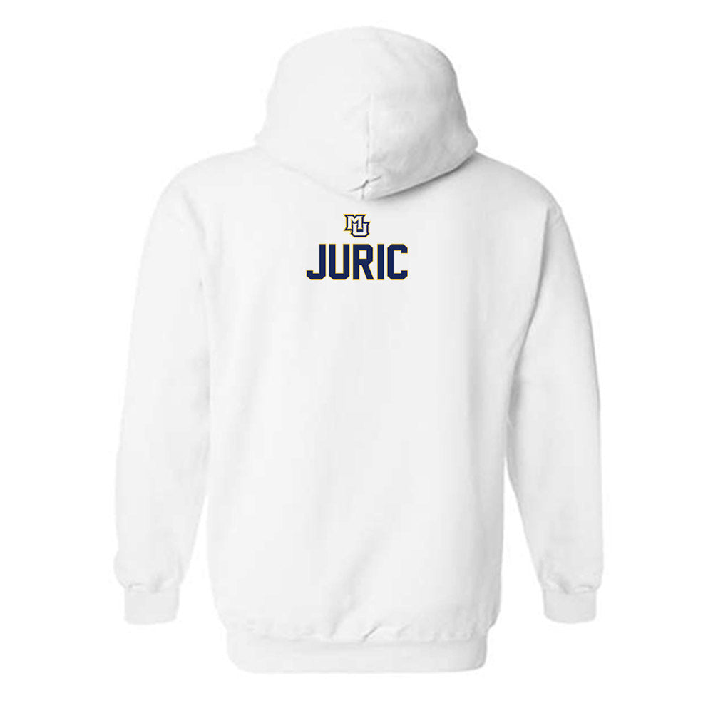 Marquette - NCAA Women's Volleyball : Emi Juric - Generic Shersey Hooded Sweatshirt-1