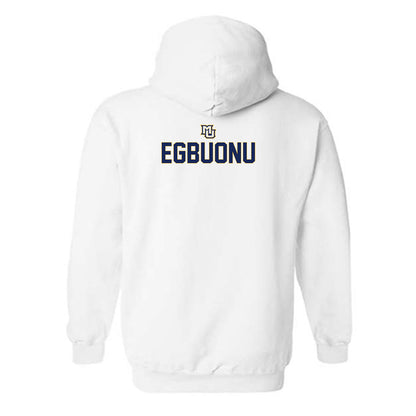 Marquette - NCAA Men's Basketball : Alex Egbuonu - Generic Shersey Hooded Sweatshirt-1