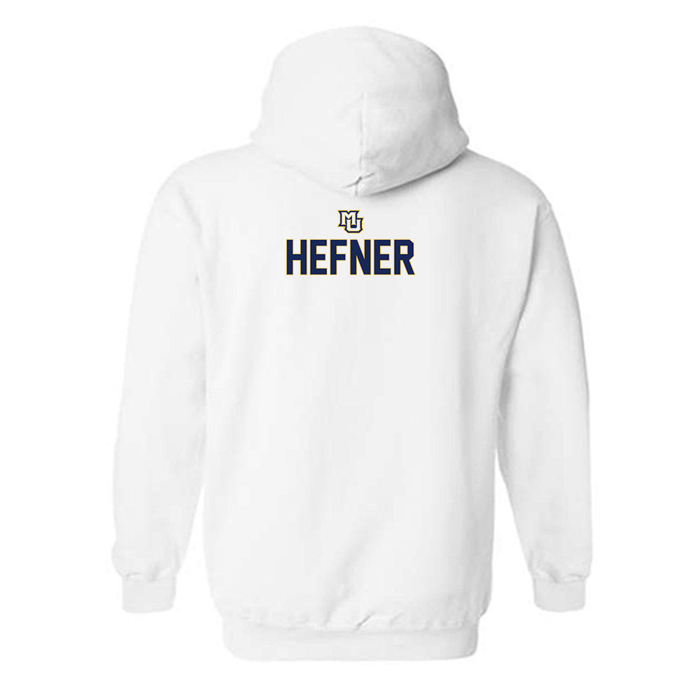 Marquette - NCAA Women's Soccer : Callie Hefner - Generic Shersey Hooded Sweatshirt-1