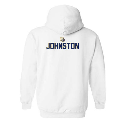 Marquette - NCAA Men's Basketball : Ethan Johnston - Generic Shersey Hooded Sweatshirt-1