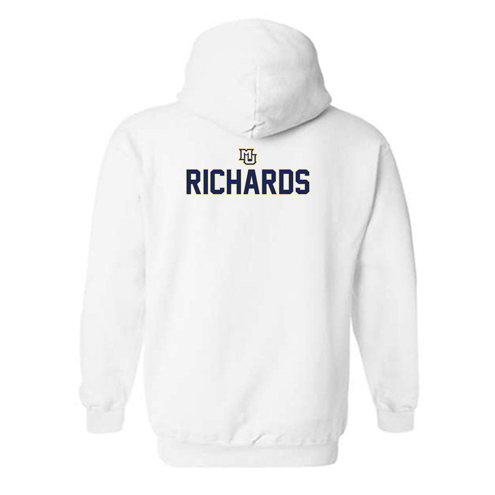Marquette - NCAA Men's Soccer : Bryce Richards - Generic Shersey Hooded Sweatshirt-1