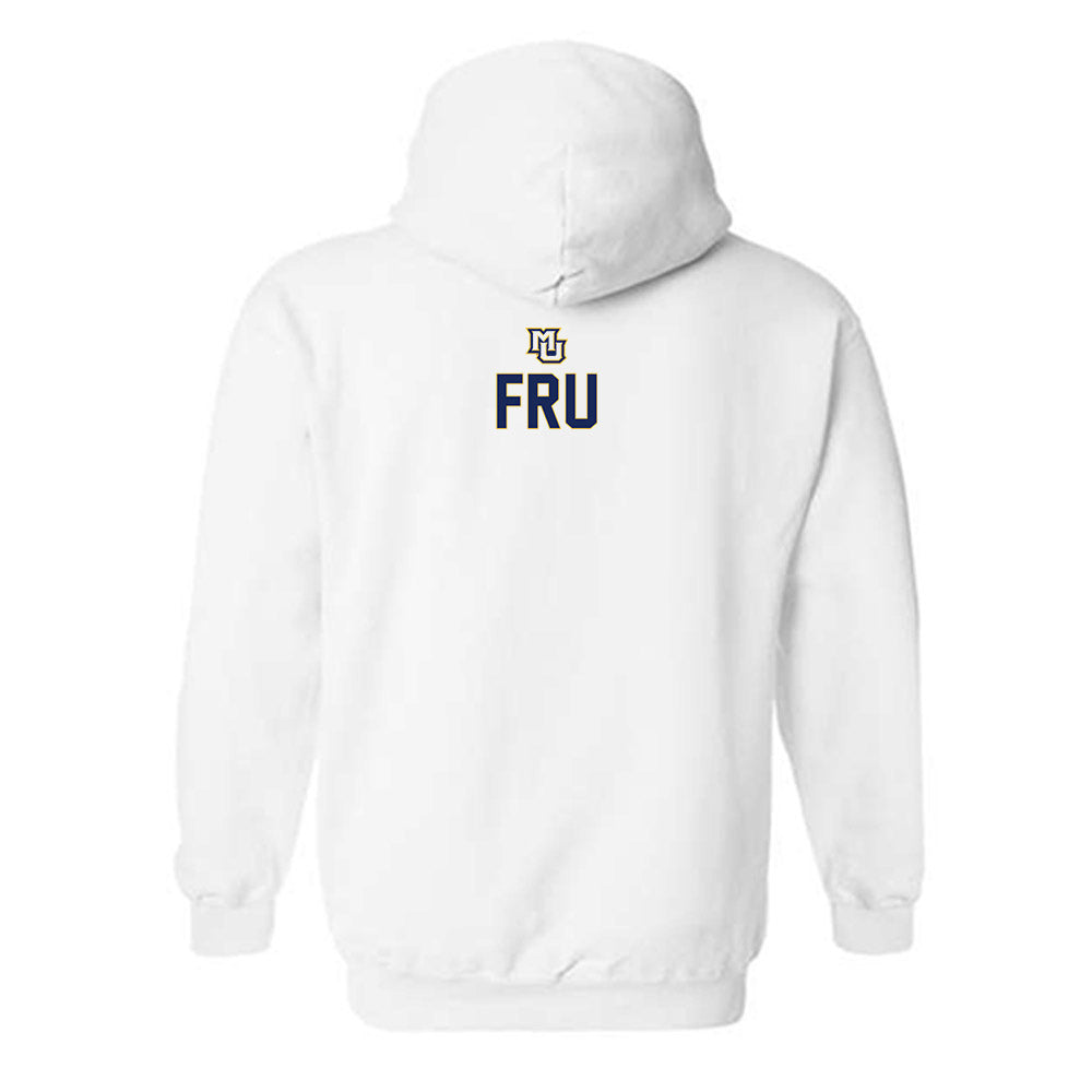 Marquette - NCAA Men's Basketball : Sananda Fru - Generic Shersey Hooded Sweatshirt-1