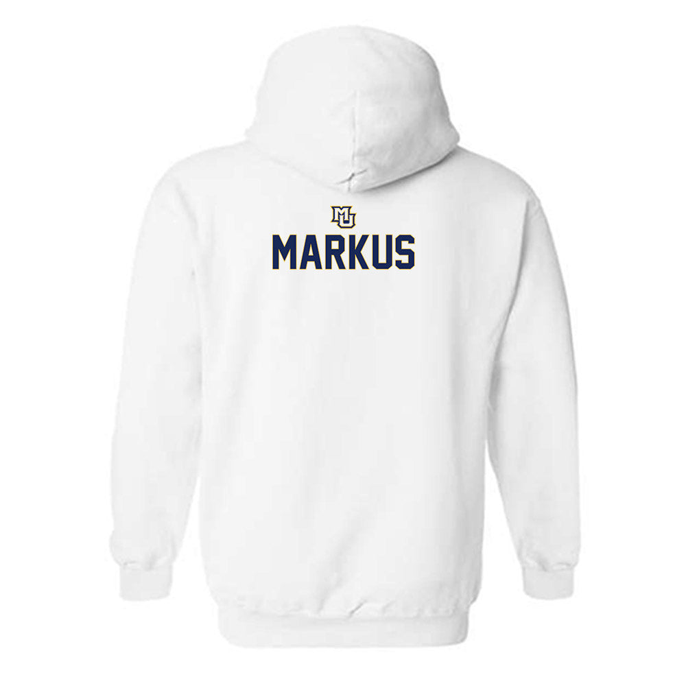 Marquette - NCAA Women's Volleyball : Luanna Markus - Generic Shersey Hooded Sweatshirt-1