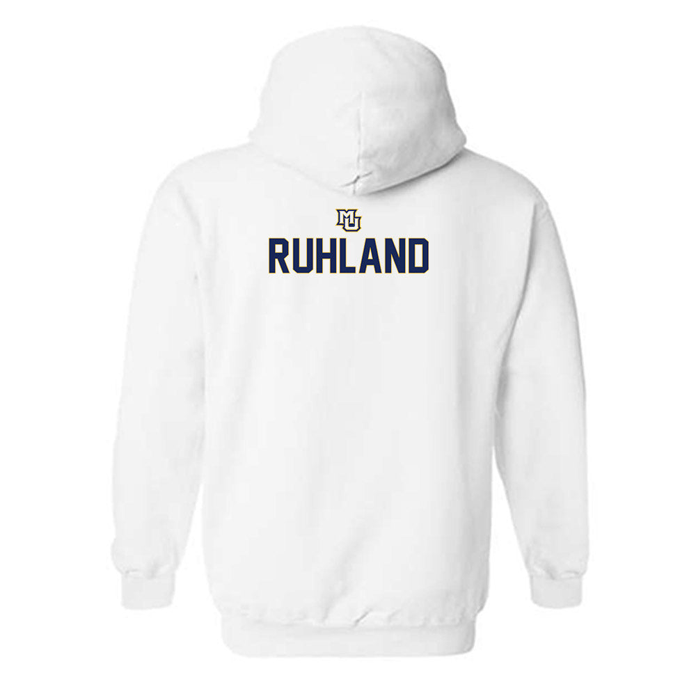 Marquette - NCAA Women's Soccer : Abby Ruhland - Generic Shersey Hooded Sweatshirt-1
