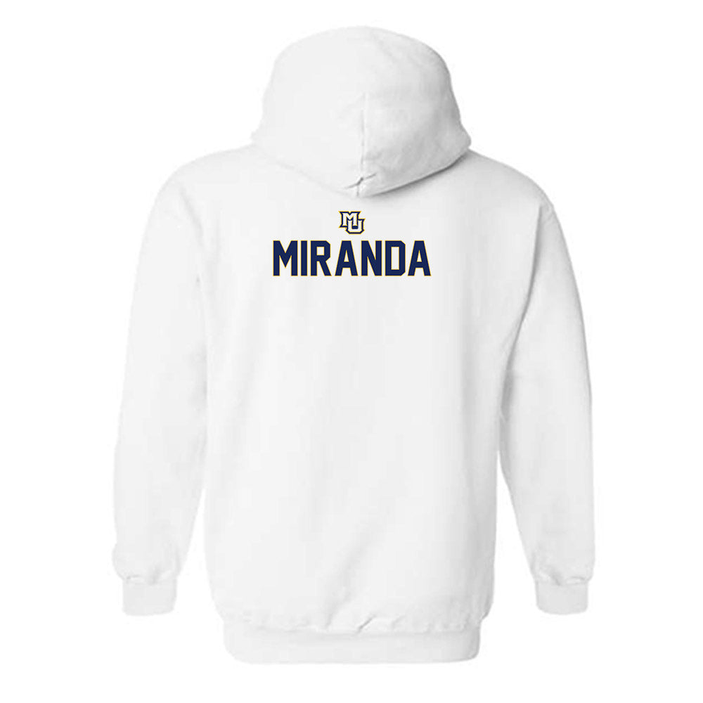 Marquette - NCAA Men's Soccer : Gabriel Miranda - Generic Shersey Hooded Sweatshirt-1