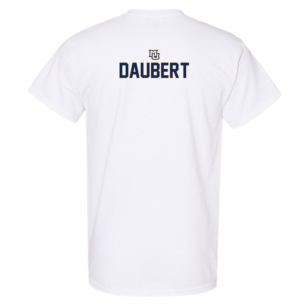 Marquette - NCAA Men's Lacrosse : Justin Daubert - Generic Shersey T-Shirt-1