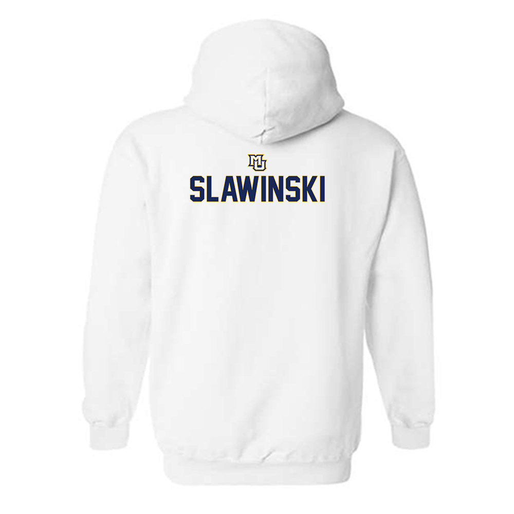 Marquette - NCAA Men's Soccer : Will Slawinski - Generic Shersey Hooded Sweatshirt-1