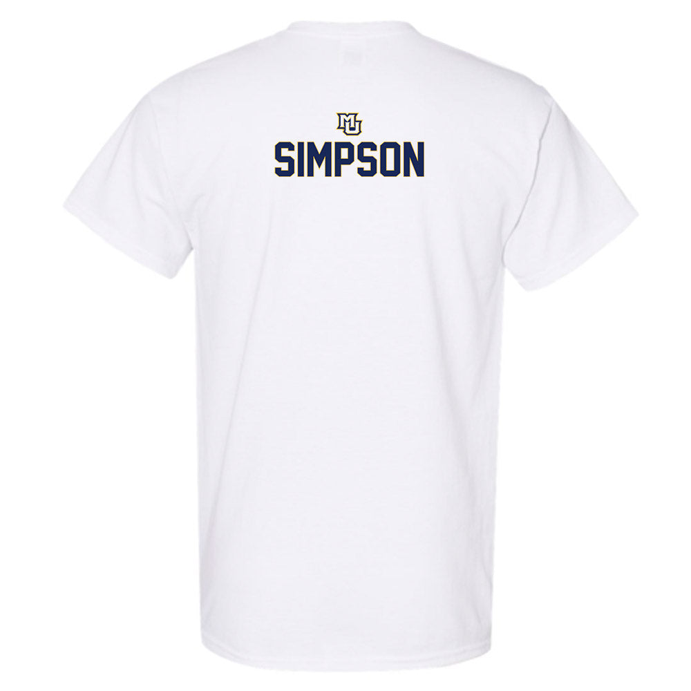 Marquette - NCAA Men's Soccer : Cameron Simpson - Generic Shersey T-Shirt-1