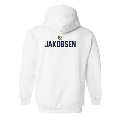 Marquette - NCAA Men's Soccer : Thomas Jakobsen - Generic Shersey Hooded Sweatshirt-1