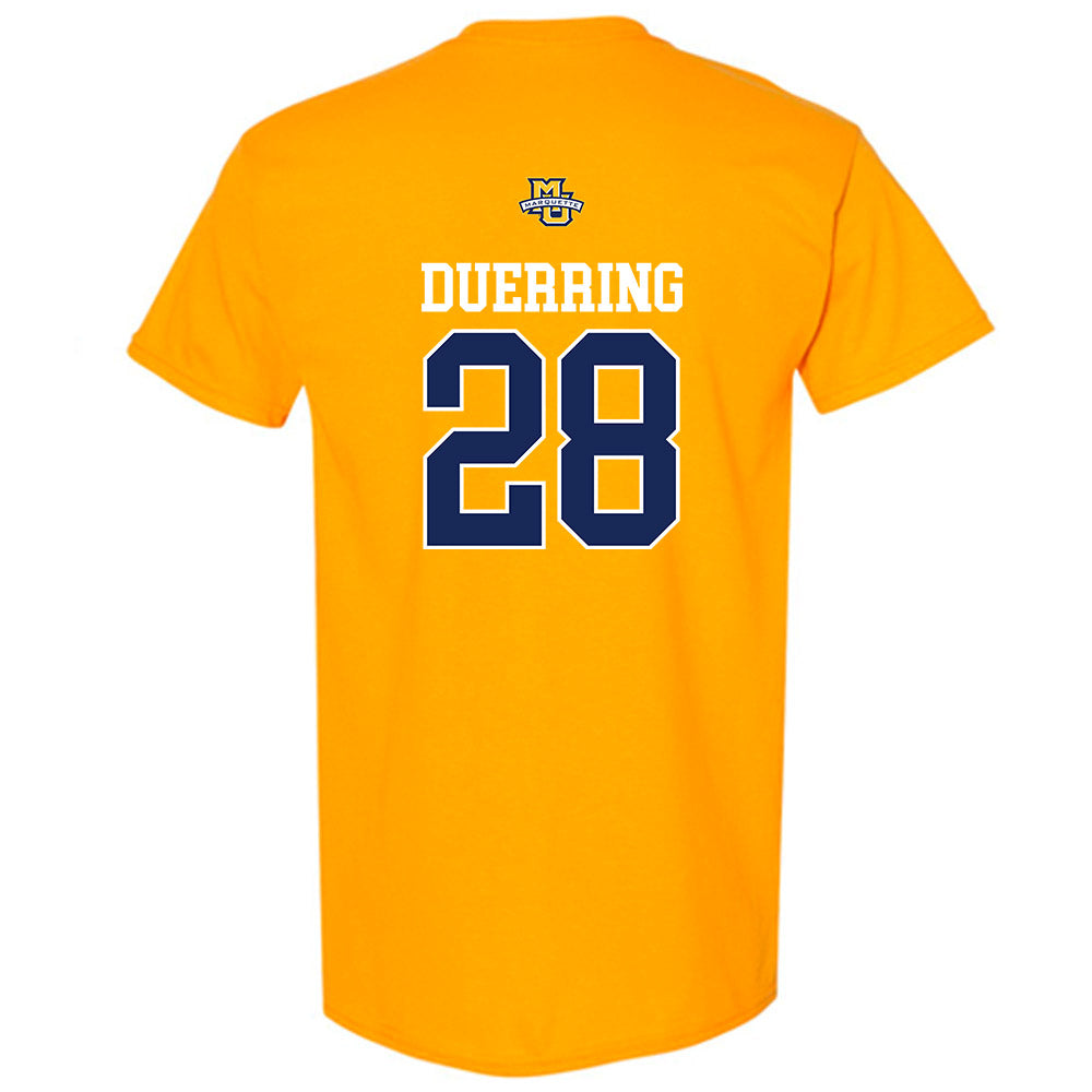 Marquette - NCAA Men's Lacrosse : Brock Duerring - Sports Shersey T-Shirt-1