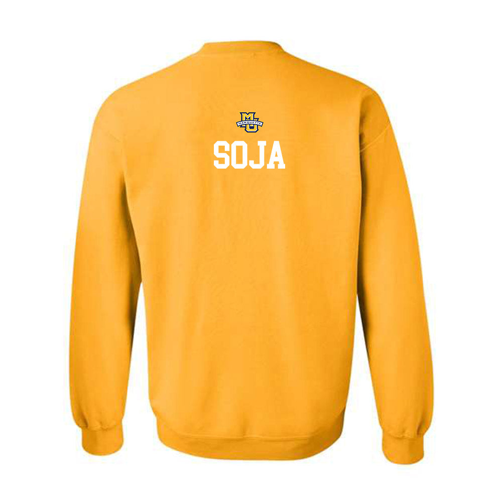 Marquette - NCAA Men's Lacrosse : Russell Soja - Sports Shersey Crewneck Sweatshirt-1