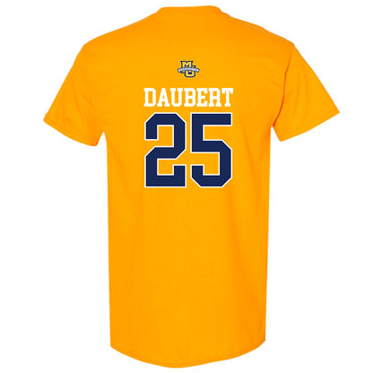 Marquette - NCAA Men's Lacrosse : Justin Daubert - Sports Shersey T-Shirt-1