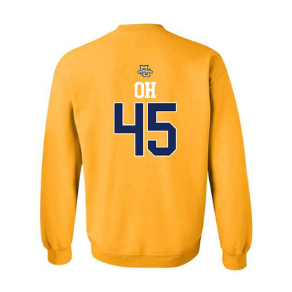 Marquette - NCAA Women's Lacrosse : Mia Oh - Sports Shersey Crewneck Sweatshirt-1