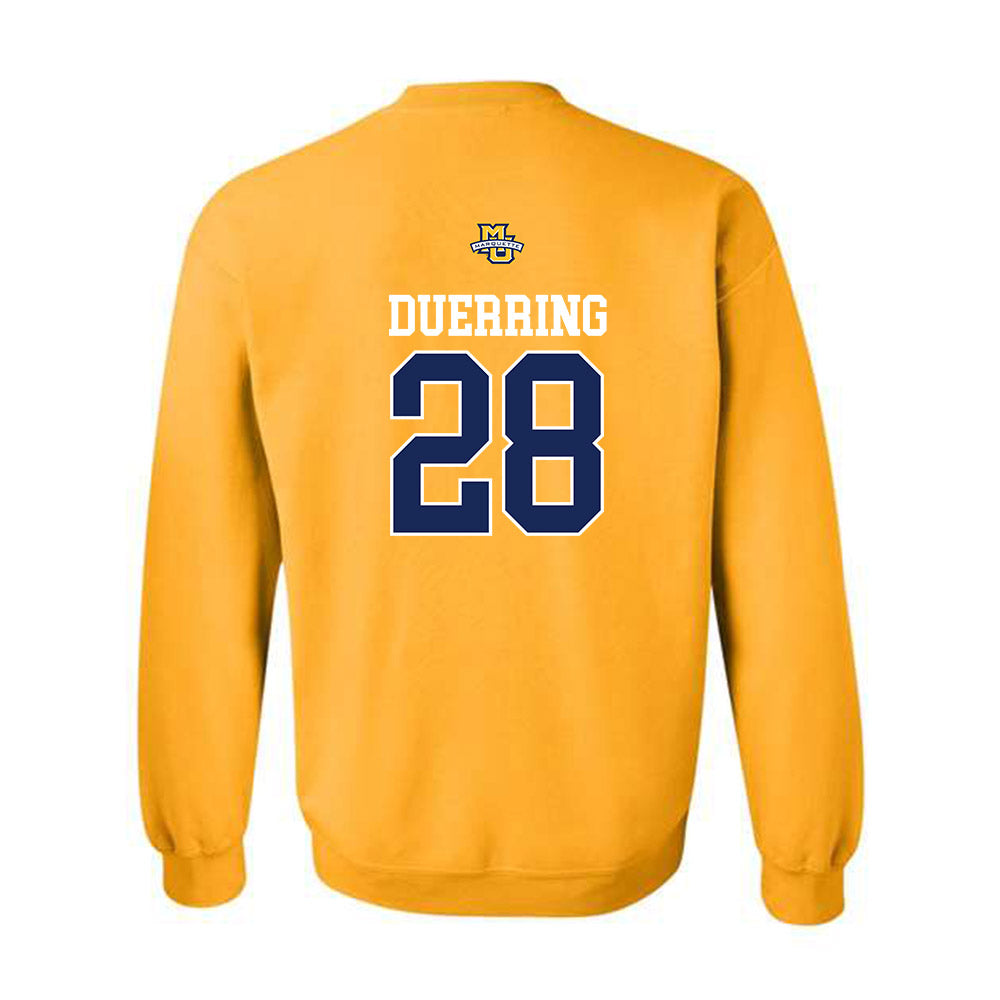 Marquette - NCAA Men's Lacrosse : Brock Duerring - Sports Shersey Crewneck Sweatshirt-1