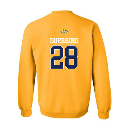 Marquette - NCAA Men's Lacrosse : Brock Duerring - Sports Shersey Crewneck Sweatshirt-1