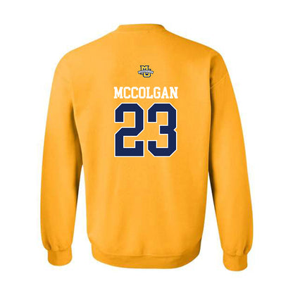 Marquette - NCAA Men's Lacrosse : PJ McColgan - Sports Shersey Crewneck Sweatshirt-1