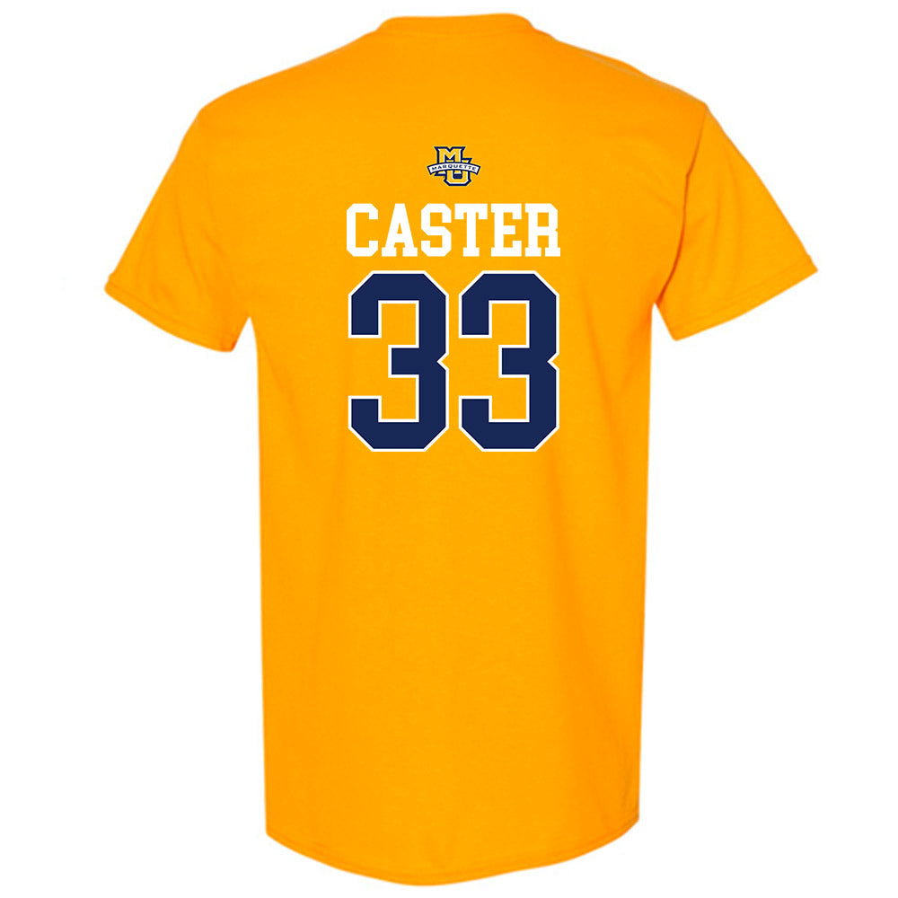 Marquette - NCAA Men's Lacrosse : Chandler Caster - Sports Shersey T-Shirt-1