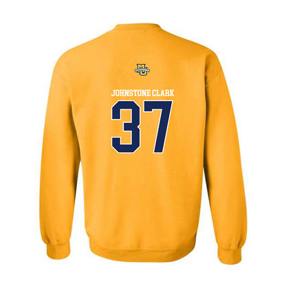 Marquette - NCAA Men's Lacrosse : Pierce Johnstone Clark - Sports Shersey Crewneck Sweatshirt-1