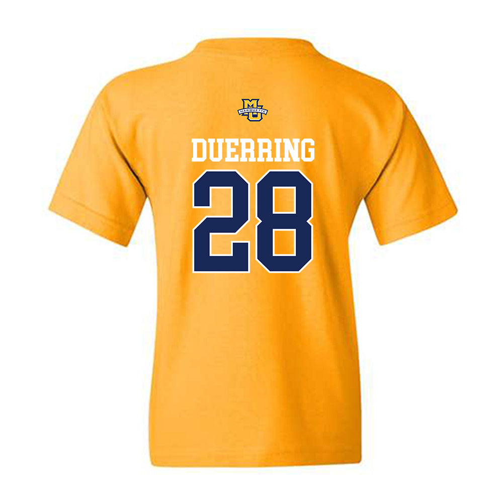 Marquette - NCAA Men's Lacrosse : Brock Duerring - Sports Shersey Youth T-Shirt-1