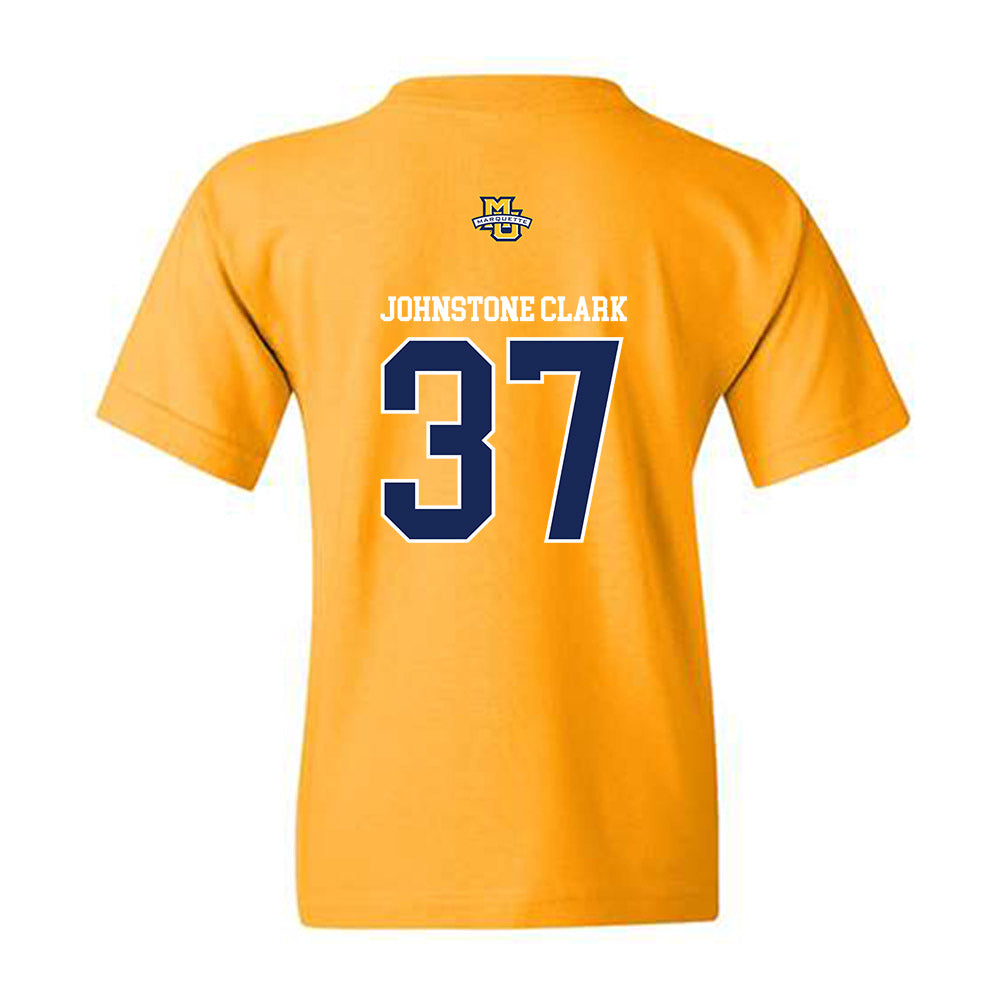 Marquette - NCAA Men's Lacrosse : Pierce Johnstone Clark - Sports Shersey Youth T-Shirt-1