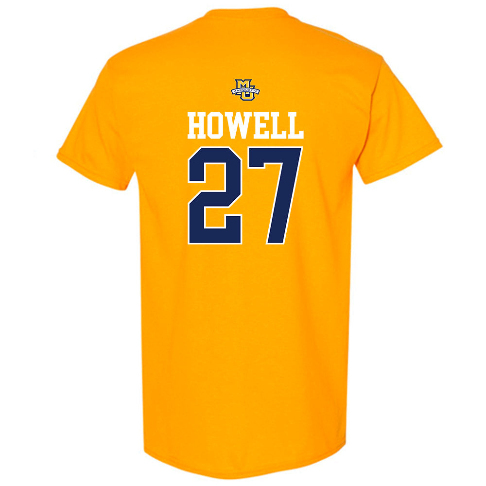 Marquette - NCAA Women's Lacrosse : Jillian Howell - Sports Shersey T-Shirt-1