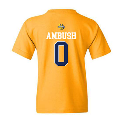 Marquette - NCAA Men's Lacrosse : Ty Ambush - Sports Shersey Youth T-Shirt-1
