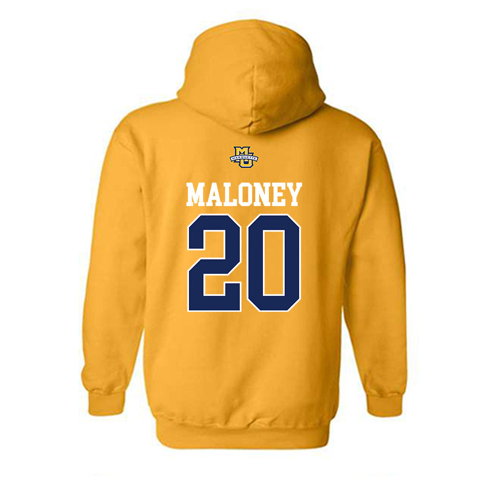 Marquette - NCAA Men's Lacrosse : Michael Maloney - Sports Shersey Hooded Sweatshirt-1