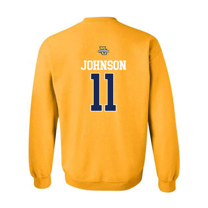 Marquette - NCAA Women's Lacrosse : Laila Johnson - Sports Shersey Crewneck Sweatshirt