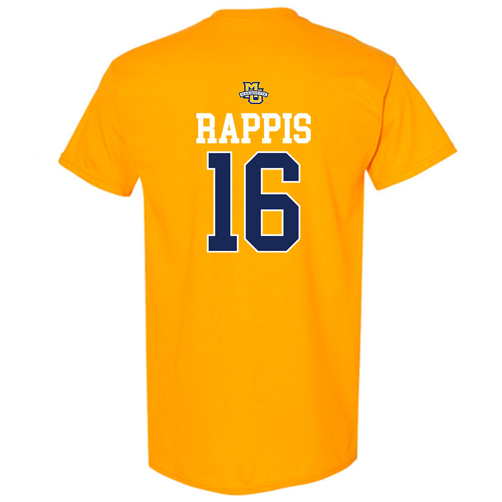 Marquette - NCAA Men's Lacrosse : Nolan Rappis - Sports Shersey T-Shirt-1