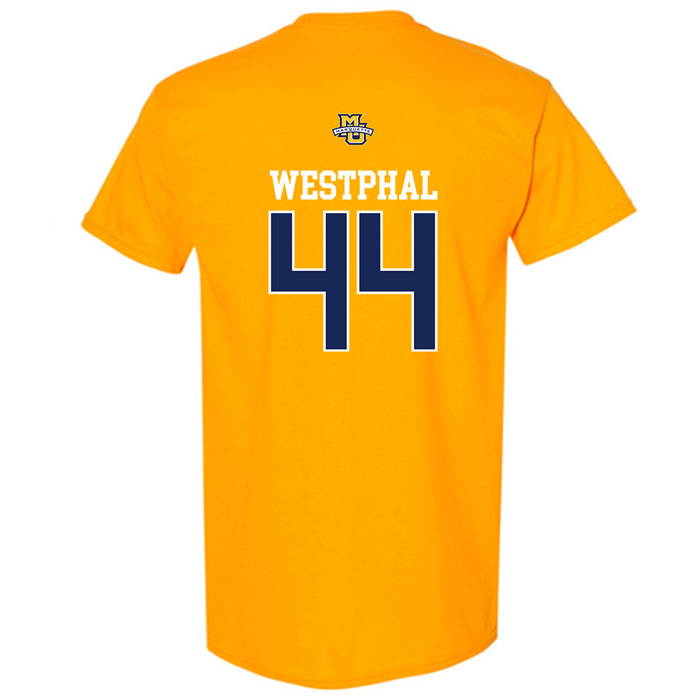 Marquette - NCAA Men's Lacrosse : Beau Westphal - Sports Shersey T-Shirt-1