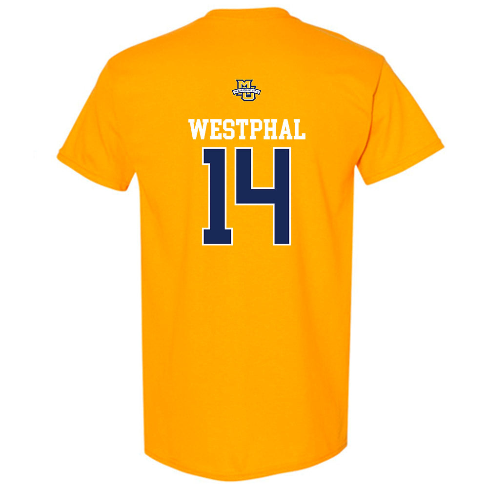 Marquette - NCAA Men's Lacrosse : Beau Westphal - Sports Shersey T-Shirt-1