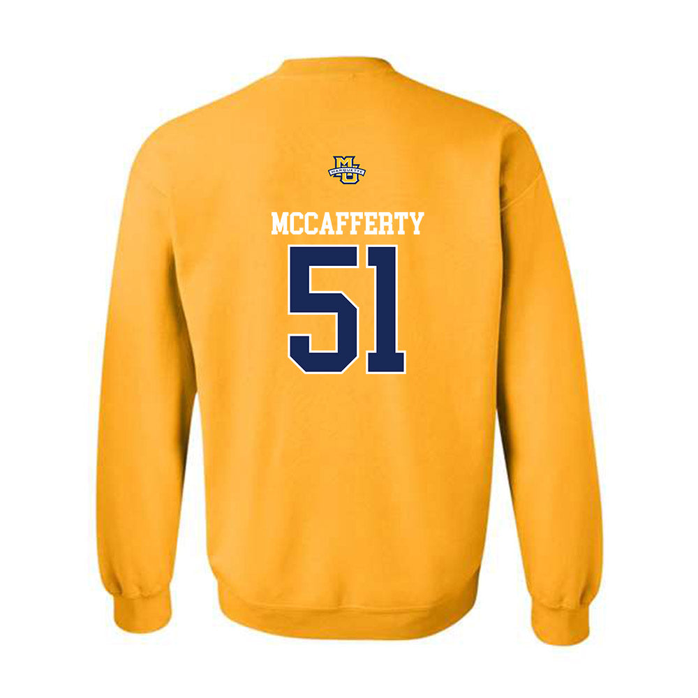 Marquette - NCAA Men's Lacrosse : Easton McCafferty - Sports Shersey Crewneck Sweatshirt-1