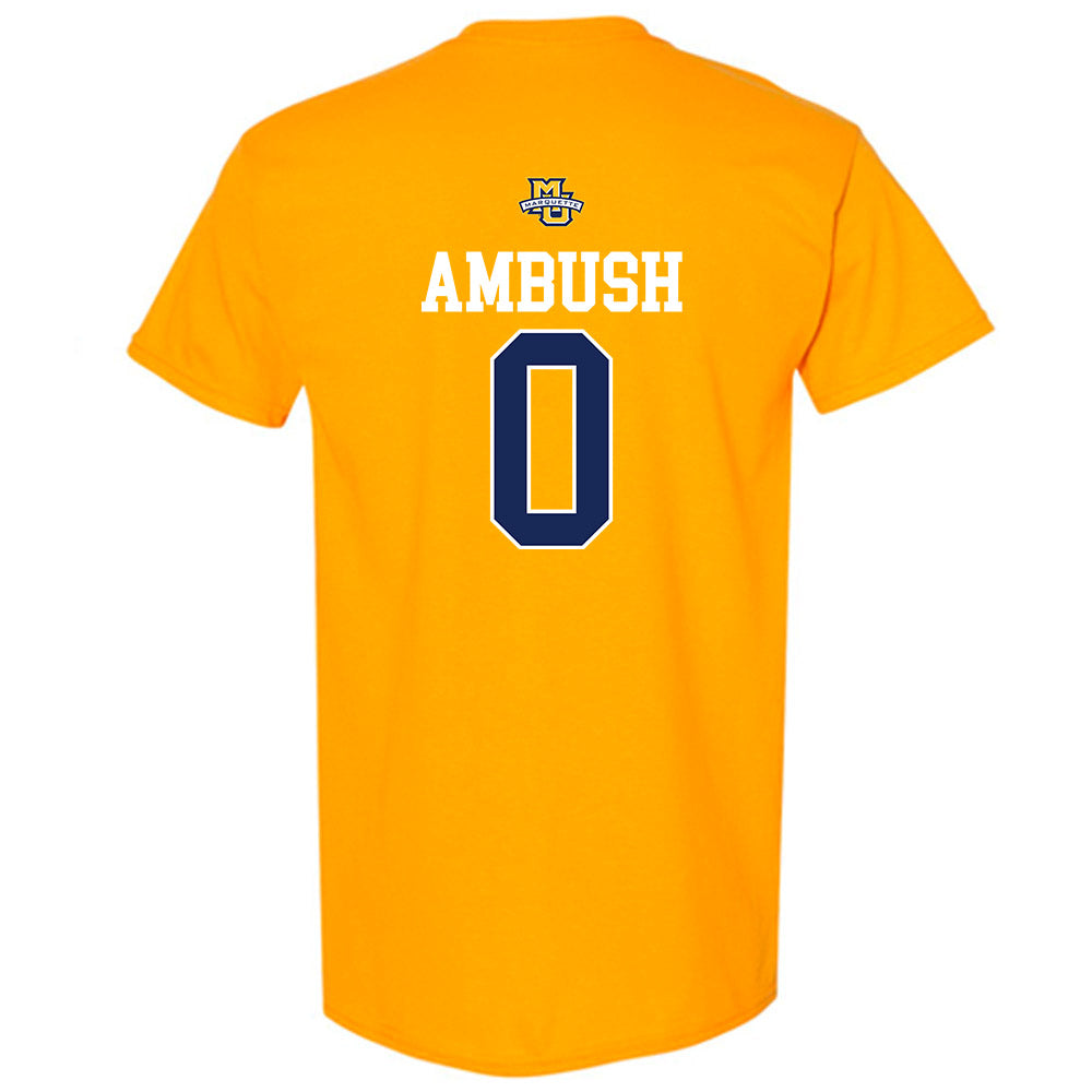 Marquette - NCAA Men's Lacrosse : Ty Ambush - Sports Shersey T-Shirt-1