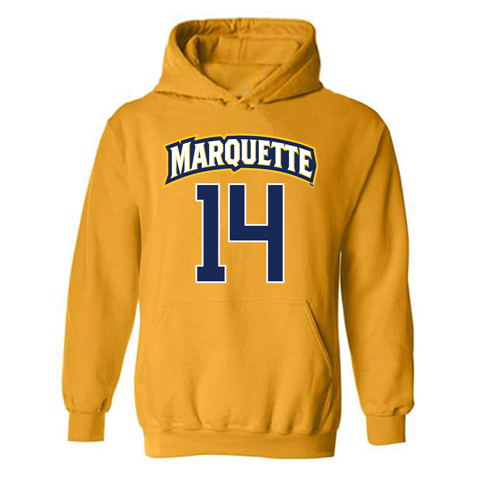 Marquette - NCAA Men's Lacrosse : Beau Westphal - Sports Shersey Hooded Sweatshirt-0