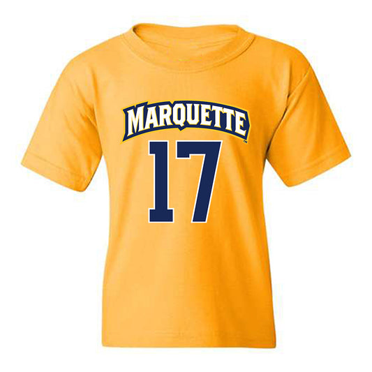 Marquette - NCAA Men's Lacrosse : Thomas Andriole - Sports Shersey Youth T-Shirt-0