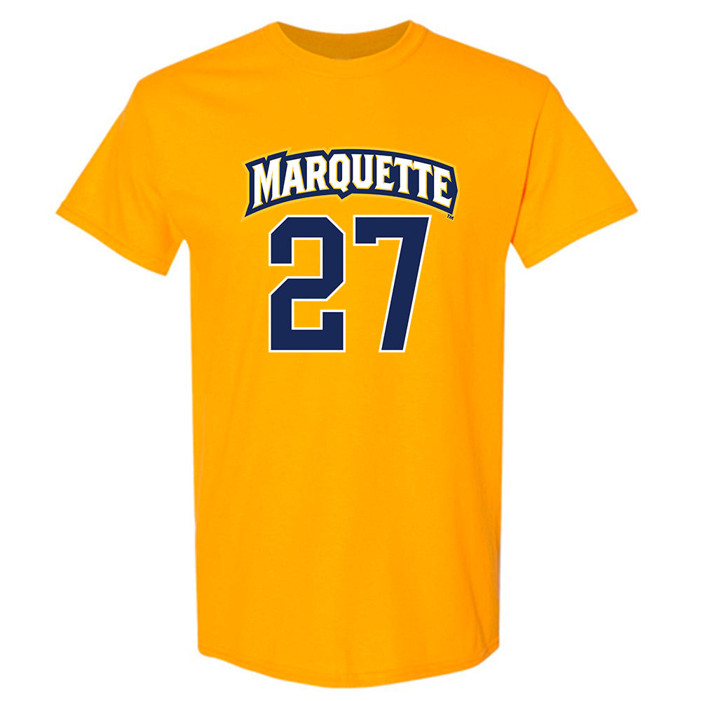 Marquette - NCAA Men's Lacrosse : Parker Leslie - Sports Shersey T-Shirt-0