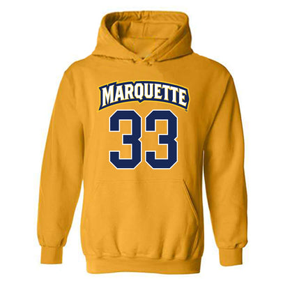 Marquette - NCAA Men's Lacrosse : Chandler Caster - Sports Shersey Hooded Sweatshirt-0