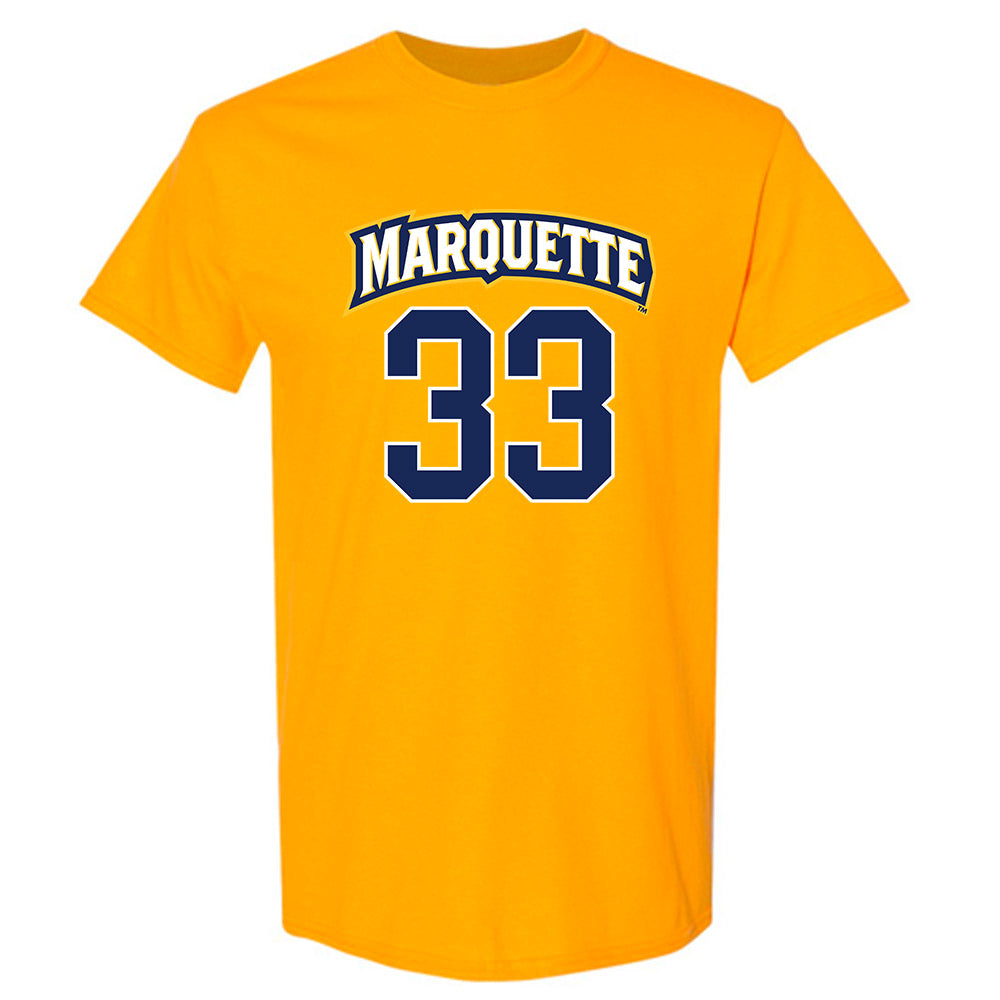 Marquette - NCAA Men's Lacrosse : Chandler Caster - Sports Shersey T-Shirt-0