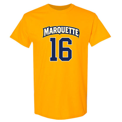 Marquette - NCAA Men's Lacrosse : Nolan Rappis - Sports Shersey T-Shirt-0