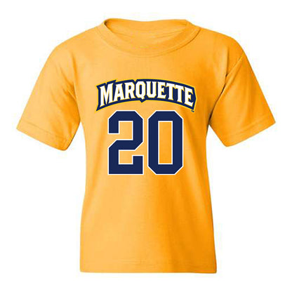 Marquette - NCAA Men's Lacrosse : Michael Maloney - Sports Shersey Youth T-Shirt-0