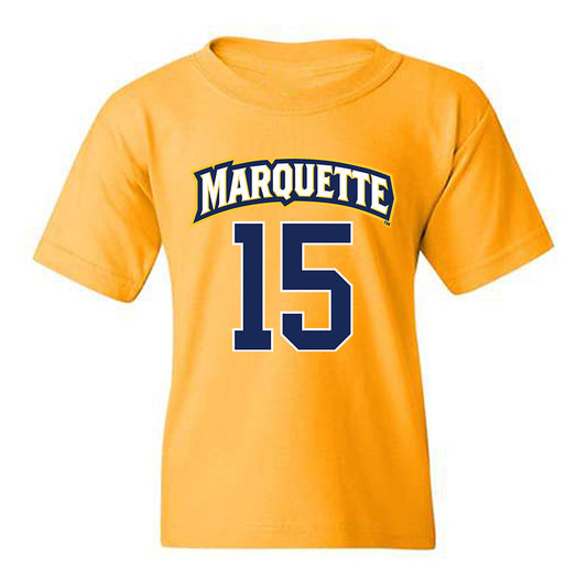 Marquette - NCAA Women's Lacrosse : Mckenna Farrell - Sports Shersey Youth T-Shirt-0