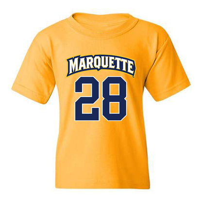 Marquette - NCAA Men's Lacrosse : Brock Duerring - Sports Shersey Youth T-Shirt-0