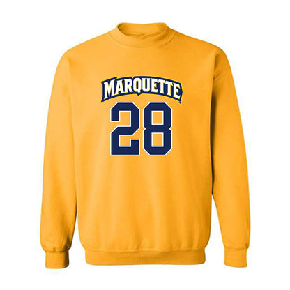 Marquette - NCAA Men's Lacrosse : Brock Duerring - Sports Shersey Crewneck Sweatshirt-0