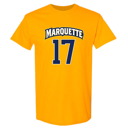 Marquette - NCAA Men's Lacrosse : Thomas Andriole - Sports Shersey T-Shirt-0