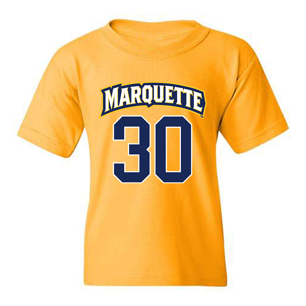 Marquette - NCAA Men's Lacrosse : Iggy LoMedico - Sports Shersey Youth T-Shirt-0