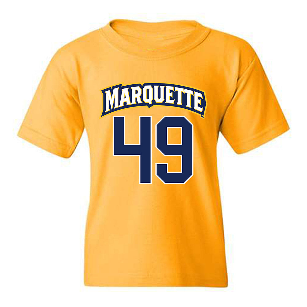Marquette - NCAA Men's Lacrosse : Carson Miks - Sports Shersey Youth T-Shirt-0